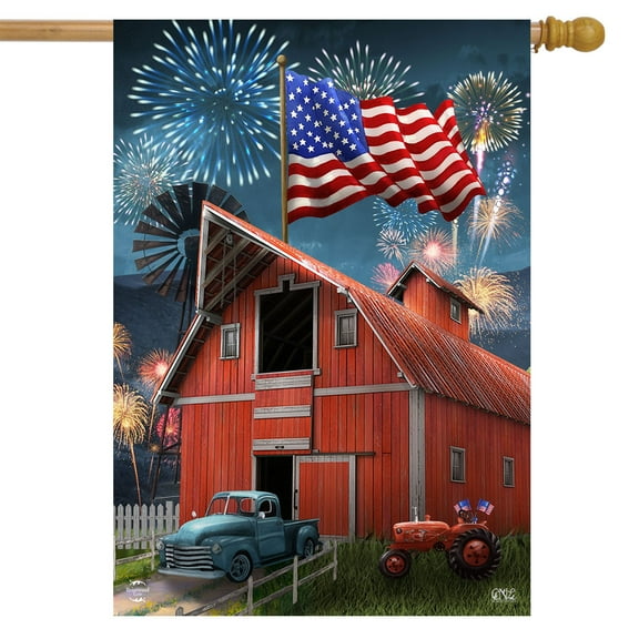 Briarwood Lane American Celebration Barn House Flag