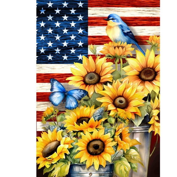 Briarwood Lane Summer House Flag 40x28 For Outdoor American Country For Summer House Flag