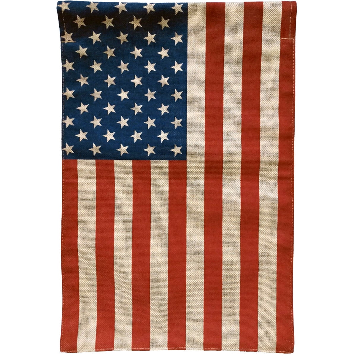 Briarwood Lane Everyday 4th of July House Flag 40x28 For Outdoor American Flag Burlap Flag For 4th of July House Flag