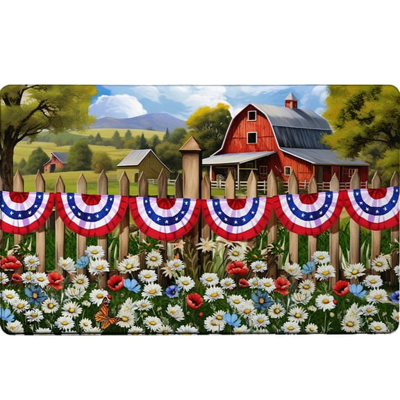 Briarwood Lane Summer Comfort Mat 30x18 American Flower Field For Summer Comfort Mat