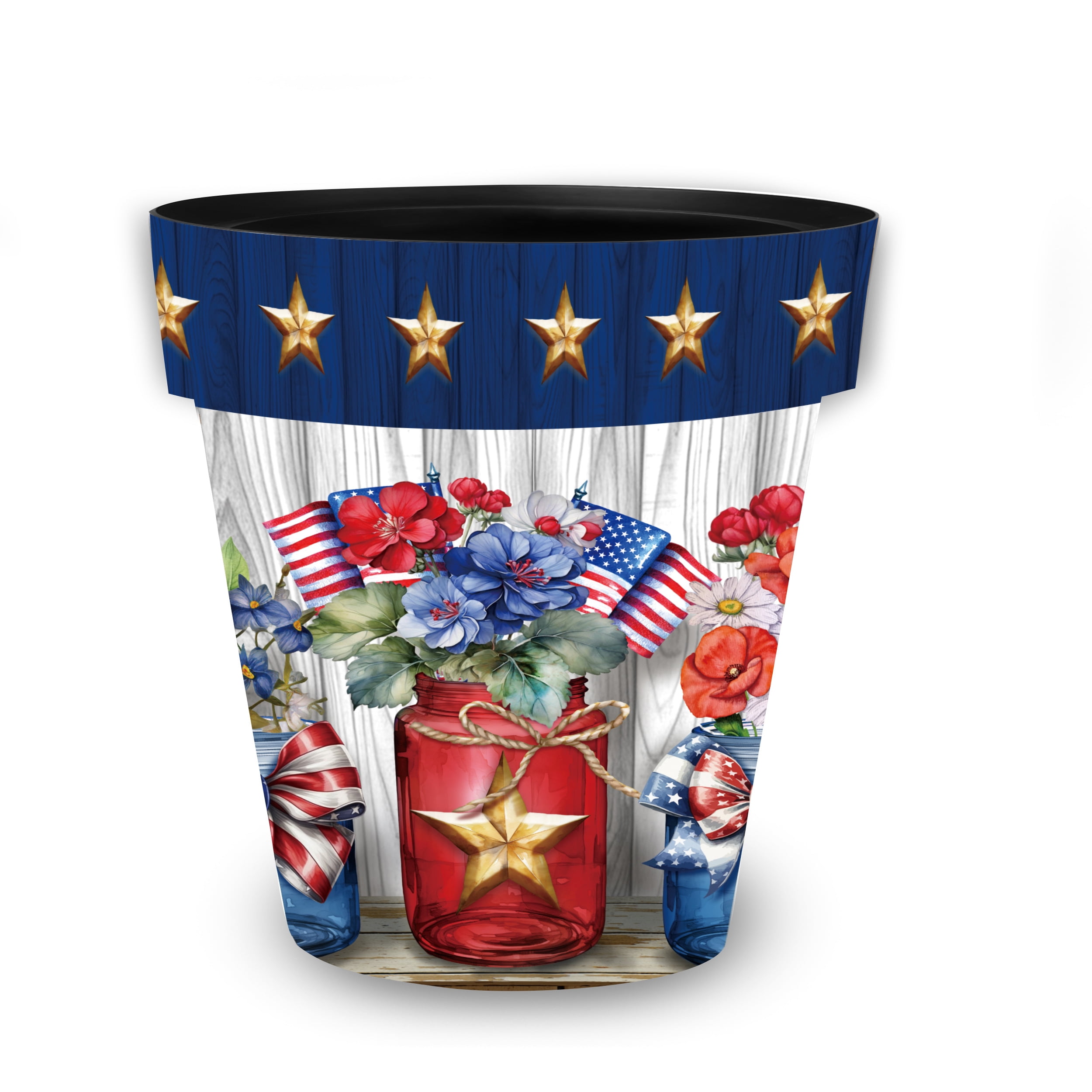 Briarwood Lane Spring Planter 11.75" x 11" x 11" American Flowers Medium For Spring Planter
