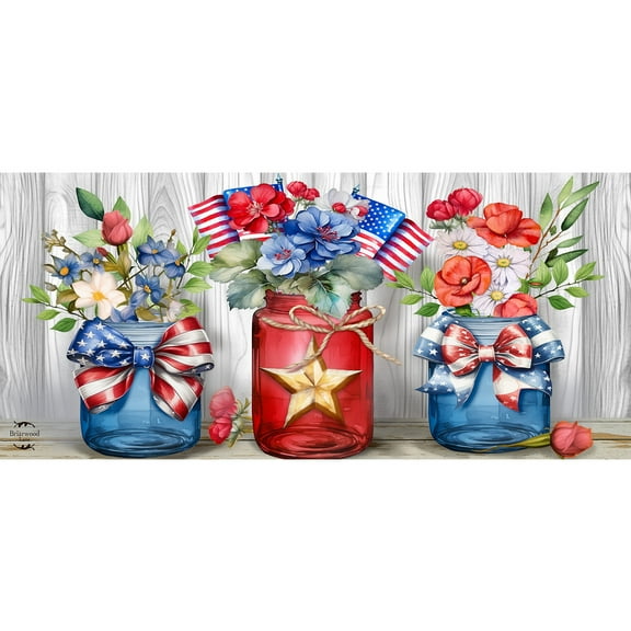 Briarwood Lane American Flowers Mini Mat
