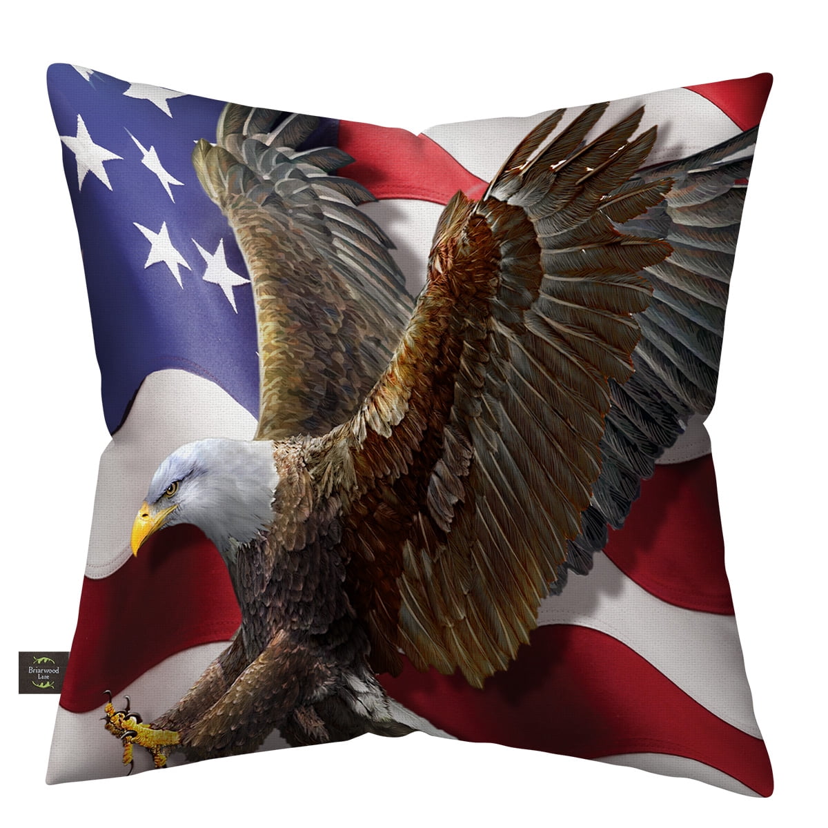 Briarwood Lane Everday Indoor/Outdoor Pillow 17x17 American Freedom Eagle For Everday Pillow