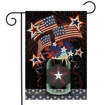 Briarwood Lane American Mason Jar Patriotic Garden Flag