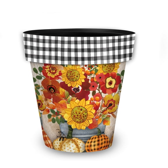 Briarwood Lane Planter 11.75 x 11 x 11 Autumn Bouquet Medium
