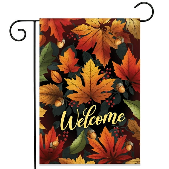 Briarwood Lane Autumn Color Leaves Garden Flag