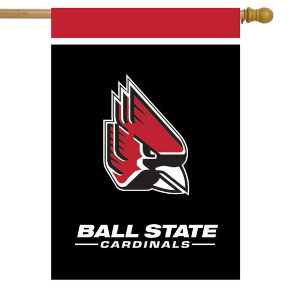 Briarwood Lane Ball State University NCAA House Flag