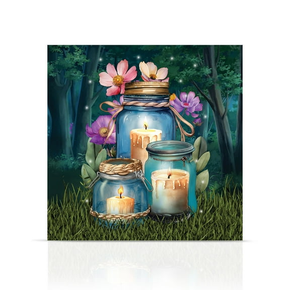 Briarwood Lane Be a Light Jars Medium LED Canvas Art