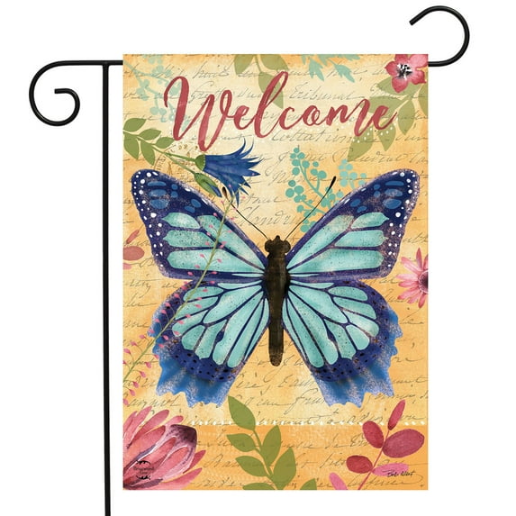 Briarwood Lane Beautiful Butterfly Garden Flag