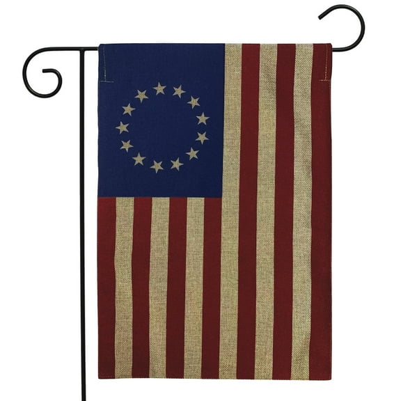 Briarwood Lane Betsy Ross Burlap Garden Flag