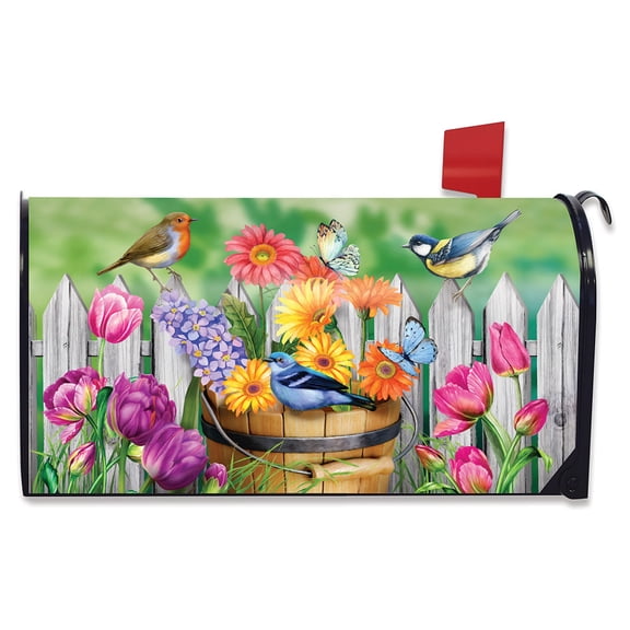 Briarwood Lane Birds And Blooms Spring Mailbox Cover