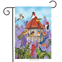 Briarwood Lane Birds and Lilacs Spring Garden Flag