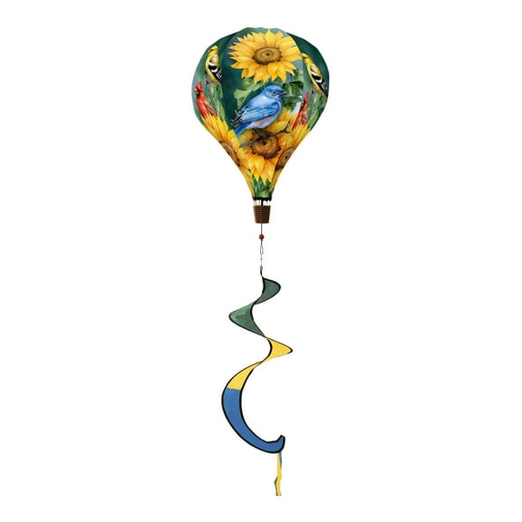 Briarwood Lane Birds in the Garden Hot Air Balloon Spinner