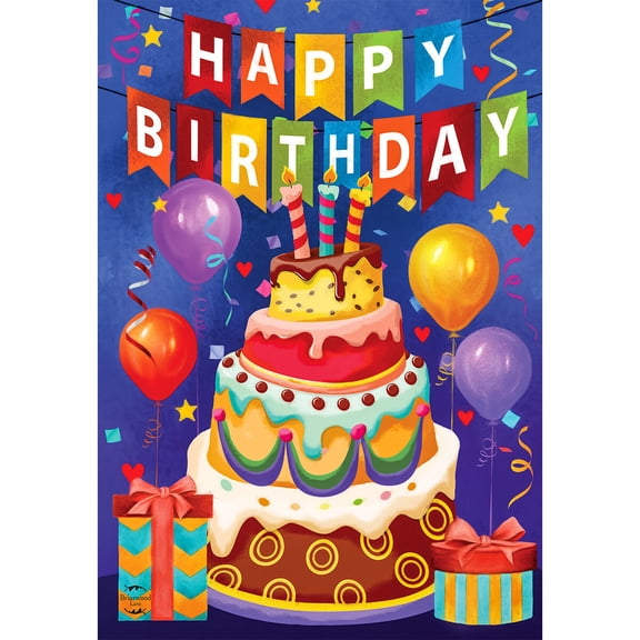Briarwood Lane Everyday Garden Flag 12x18 For Outdoor Birthday Celebration Garden Flag Flags For Outside