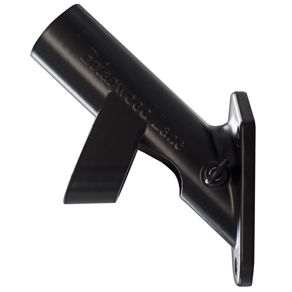 Briarwood Lane Black 2 Position Metal Flag Pole Bracket Holder 2x4 House Flag Bracket: Two Position