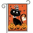 thumbnail image 1 of Briarwood Lane Black Kitty Halloween Garden Flag, 1 of 4
