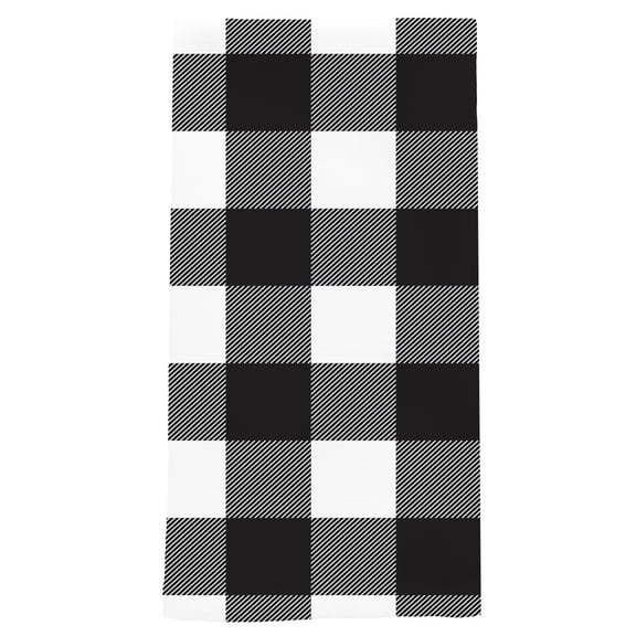 Briarwood Lane Black and White Check Cotton Hand Towel
