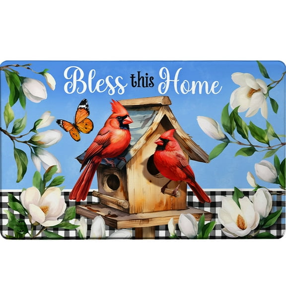 Briarwood Lane Bless This Home Cardinal Comfort Mat
