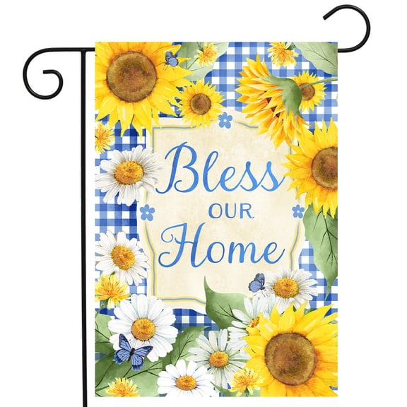 Briarwood Lane Bless This Home Floral Garden Flag