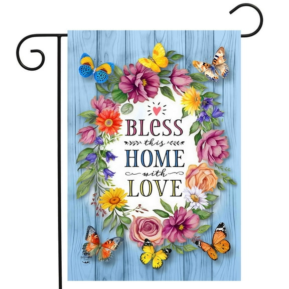 Briarwood Lane Bless This Home With Love Garden Flag