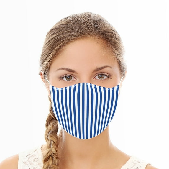 Briarwood Lane Blue & White Stripes Reusable Cloth Face Mask