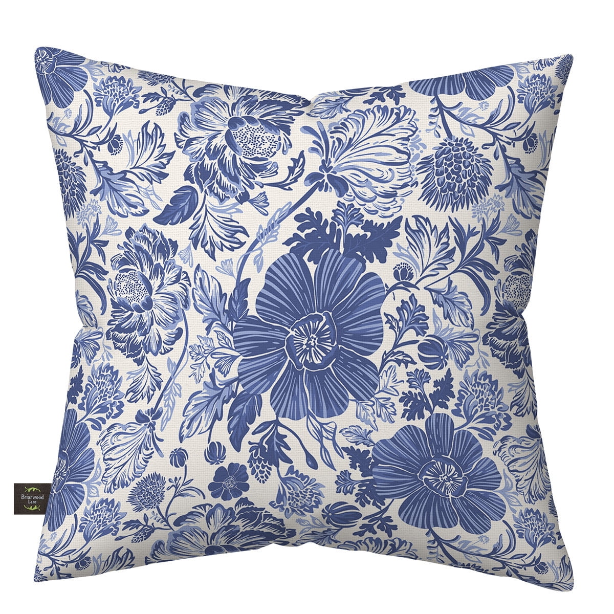 Bridgerton White and Blue Pillow 10 X 10 Dating