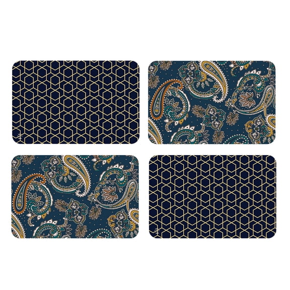 Briarwood Lane Everyday Double Sided Placemat (4-pack) 17x11.25 Bold Patterns Placemat