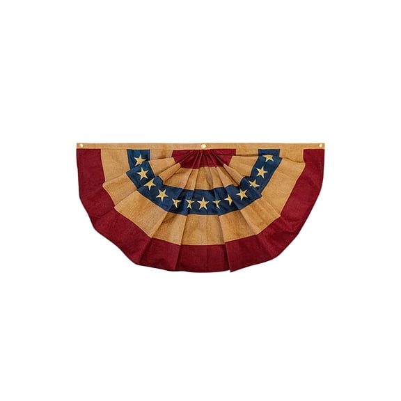 Briarwood Lane Burlap Patriotic Bunting 36" X 18