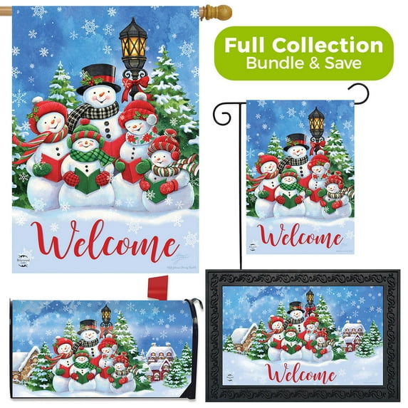 Briarwood Lane Caroling Snowmen Christmas Design Collection