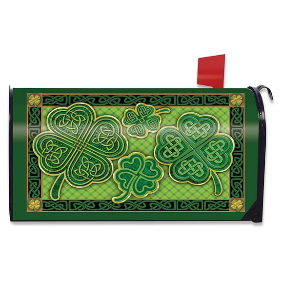 Briarwood Lane Celtic Shamrocks St. Patrick's Day Mailbox Cover