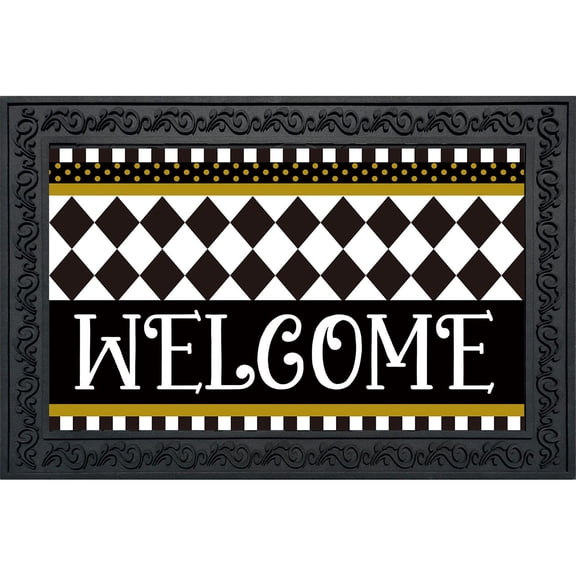 Briarwood Lane Checkerboard Doormat