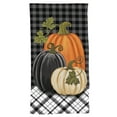 thumbnail image 1 of Briarwood Lane Checkered Pumpkins Hand Towel, 1 of 3