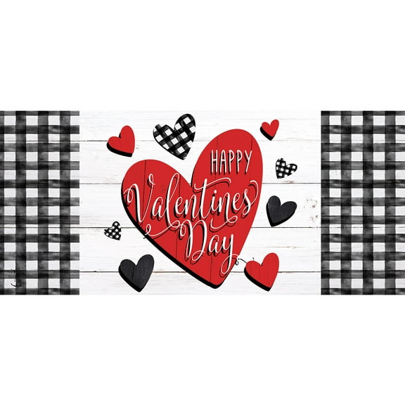 Briarwood Lane Checkered Valentine Mini Mat