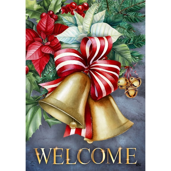 Briarwood Lane Garden Flag 12x18 For Outdoor Christmas Bells For Christmas Garden Flag Flags For Outside