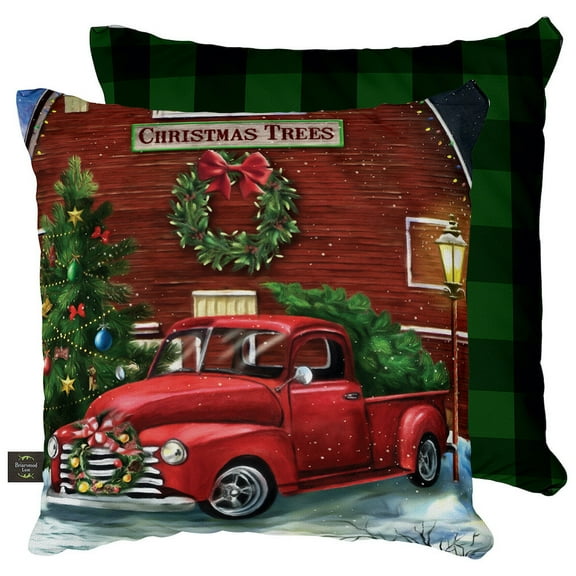 Briarwood Lane Christmas Tree Farm Decorative Pillow