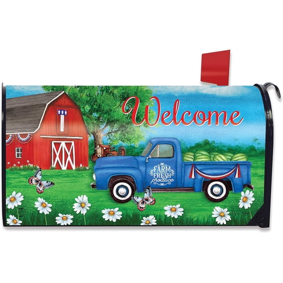Briarwood Lane Colorful Birdhouses Spring Large Mailbox Cover Oversized