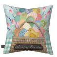 thumbnail image 1 of Briarwood Lane Colorful Easter Basket Indoor/Outdoor Pillow, 1 of 4