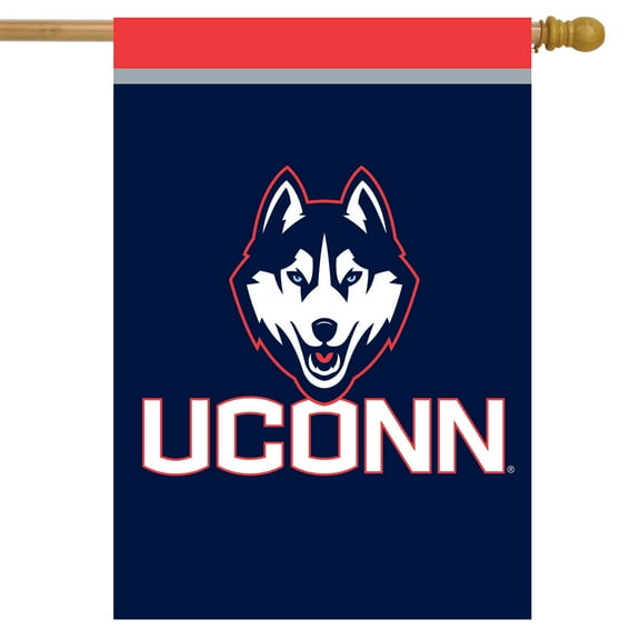 Sparo Connecticut Huskies NCAA Licensed House Flag