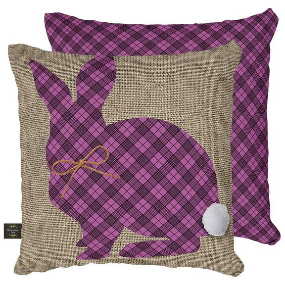 Briarwood Lane Cottontail Rabbit Spring Decorative Indoor/Outdoor Pillow