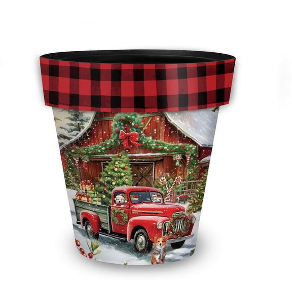 Briarwood Lane Country Christmas Medium Planter