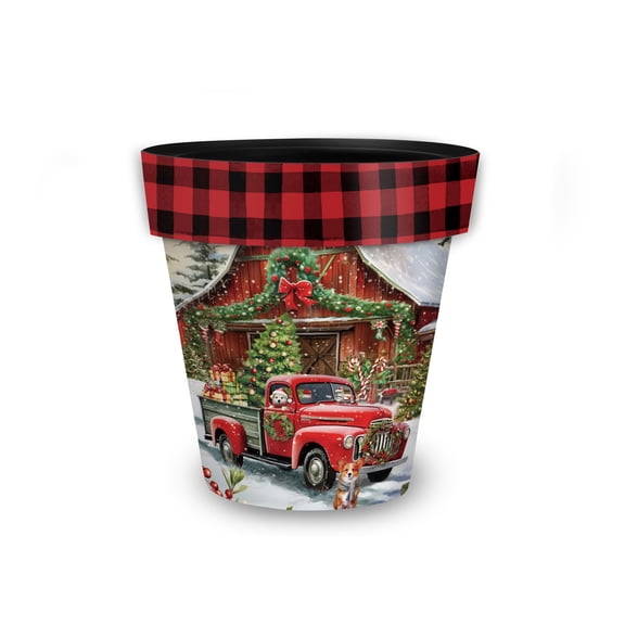 Briarwood Lane Country Christmas Small Planter
