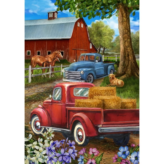 Briarwood Lane Spring Garden Flag 12x18 For Outdoor Country Lane For Spring Garden Flag Flags For Outside
