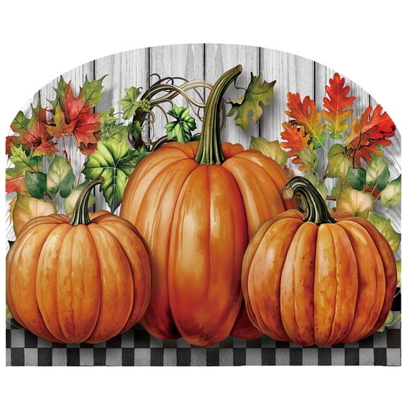 Briarwood Lane Fall Art Sign 8.25x10.25 Country Pumpkins