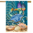 thumbnail image 1 of Briarwood Lane Crab Walk Summer House Flag, 1 of 4