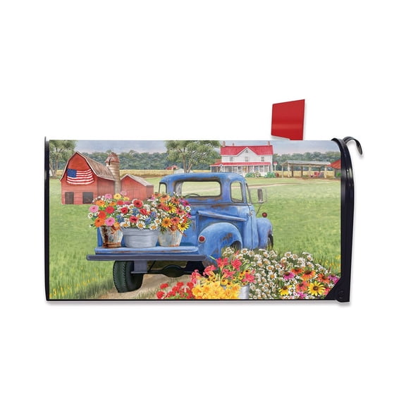 Briarwood Lane Mailbox Cover - Oversized - Day on the Farm Spring Large / Oversized For Spring Mailbox Cover
