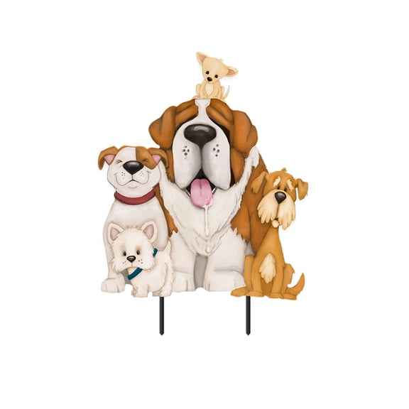 Briarwood Lane Dogs Spoiled Here Metal Art