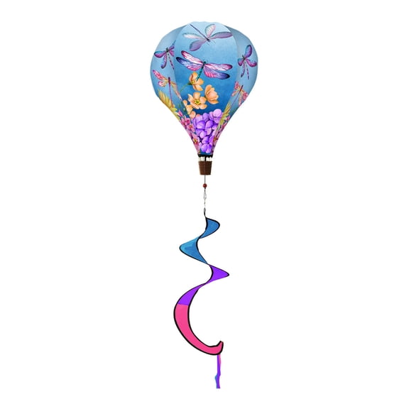 Briarwood Lane Spring Dragonflies Balloon Wind Twister 54x12 For Spring Balloon
