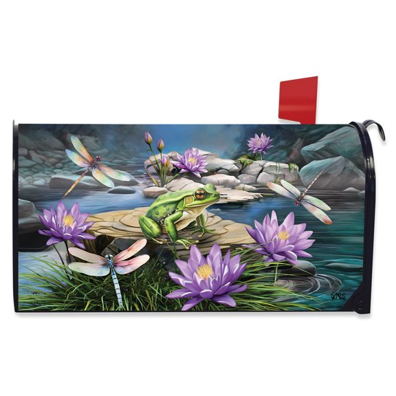 Briarwood Lane Dragonflies and Frog Mailbox Cover