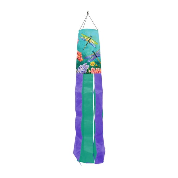Briarwood Lane Dragonfly Garden Spring Windsock Wind Twister 40x6 For Spring Wind Spinner