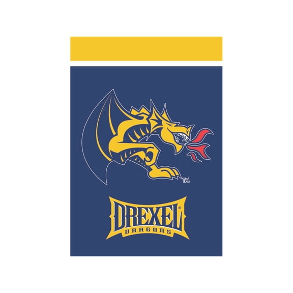 Briarwood Lane House Flag 40x28 For Outdoor Drexel University NCAA Licensed House Flag